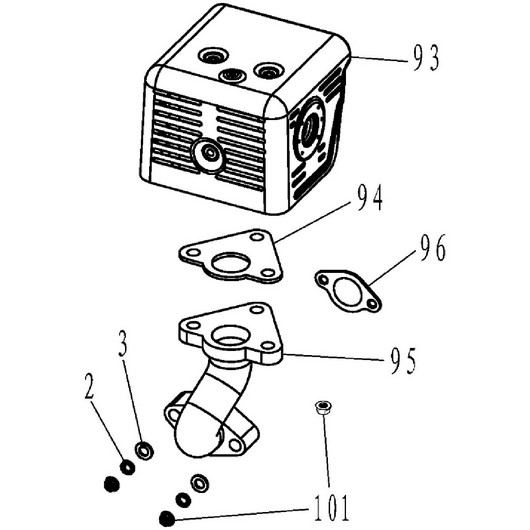 Глушитель Champion GTP101E после 2021 года